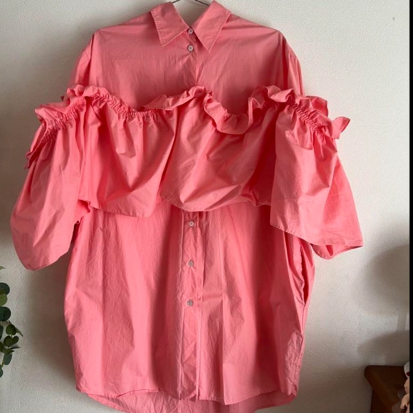MM6 Maison  Margiela Pink Top - Picture 1 of 10